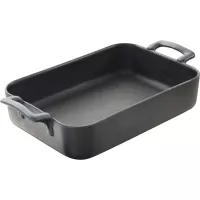 Porcelánová zapekacia servírovací misa Revol 24 x 12,5 cm, hranatá