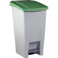 Odpadkový kôš nášlapný Gastro 60 l, sivá / zelená