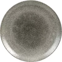 Tanier plytký Churchill Raku Quartz Black 28,8 cm