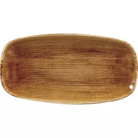 Tanier plytký Churchill Patina Vintage Copper 35,5x18,9 cm