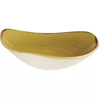Tanier hlboký Churchill Stonecast Mustard Seed Yellow 23,5 cm, trojuholníkový