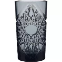 Polykarbonátový pohár 470 ml, sivá s dekorom