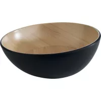 Servírovacia miska APS Frida 1,6 l, drevo/čierna