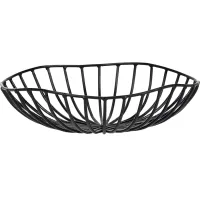 Košík na pečivo SERAX Metal Sculptures L 20x20 cm, čierna