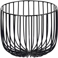 Košík SERAX Metal Sculptures M 18x18 cm, čierna