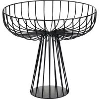 Košík SERAX Metal Sculptures XL 30x30 cm, čierna