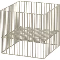 Košík SERAX Metal Sculptures 22x22 cm, sivá