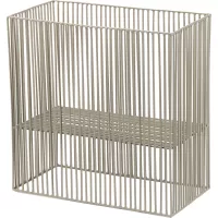 Košík SERAX Metal Sculptures 15x30 cm, sivá