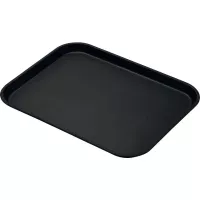 Tácka zo sklolaminátu protišmyková Cambro 45,7x35,5 cm, čierna