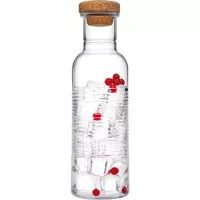 Sklenená fľaša Gastro Hoop 1007 ml, korkové viečko