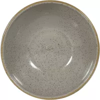 Miska na müsli "Stonecast" "Peppercorn Grey" od značky CHURCHILL, objem: 0,26 litra, priemer: 130 mm.