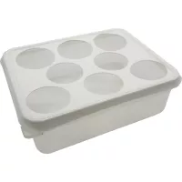 ARAVEN Nádoba na 8 fliaš na omáčky GN 1/2, polypropylén