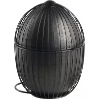 APS Ovo Košík na vajcia, výška: 310 mm, ø: 230 mm, čierny